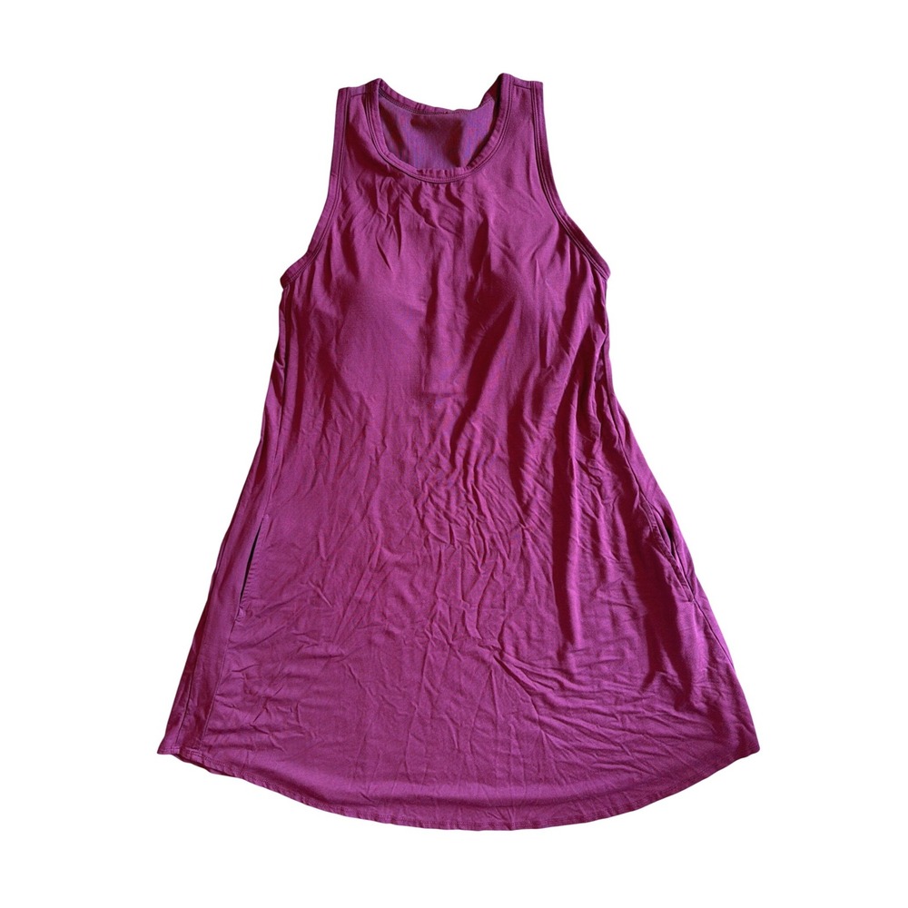 Shebird The Tunis Tank Dress Racerback Modal Built-in Bra Pocket Sleeveless Sz 2